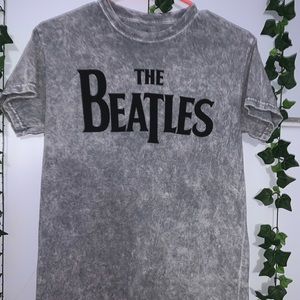Oversized Beatles short sleeved tee